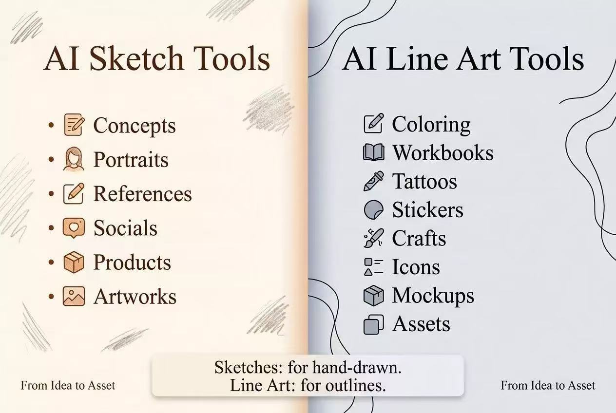 A functional summary of the two tools