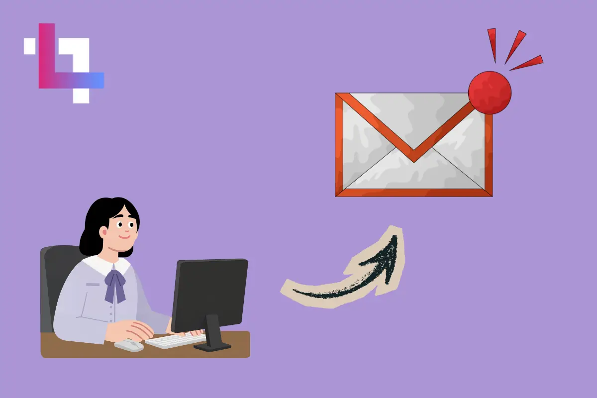 AI email generator creating a professional email