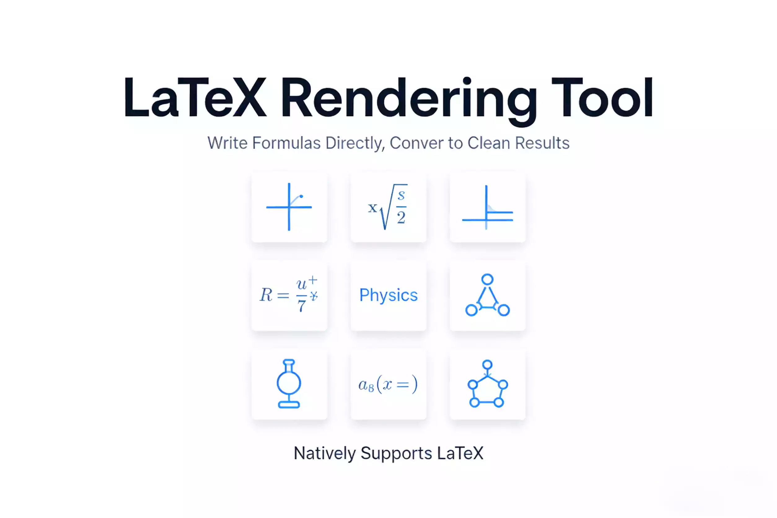 latex rendering formatted equations example output