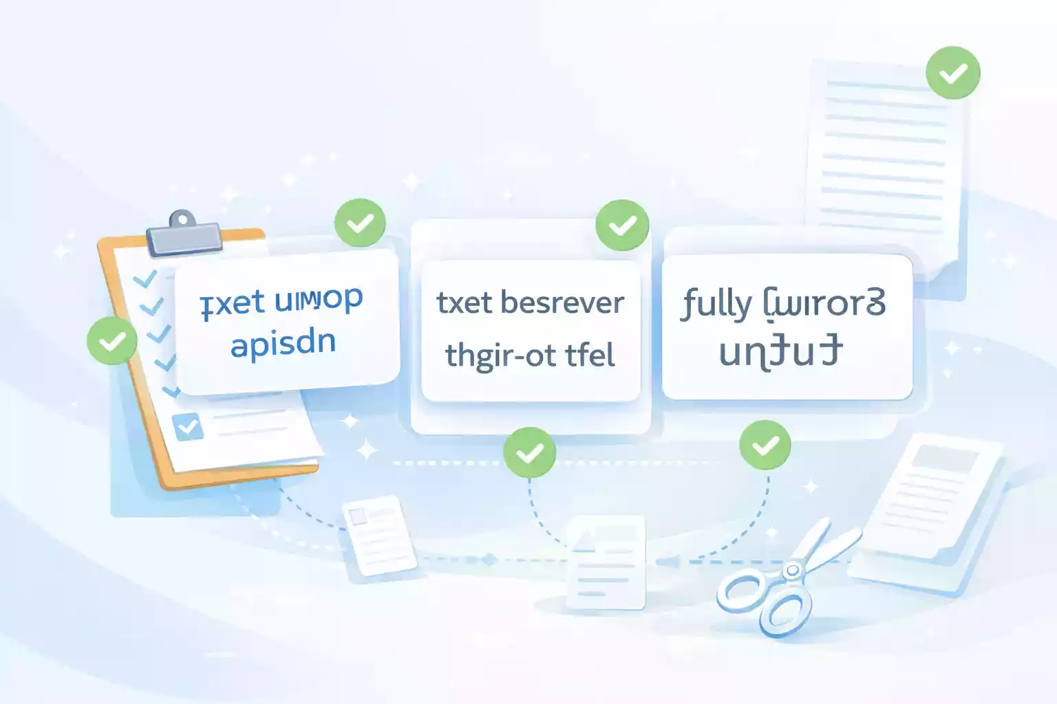 transformed text clean structured output ready to use after text conversion